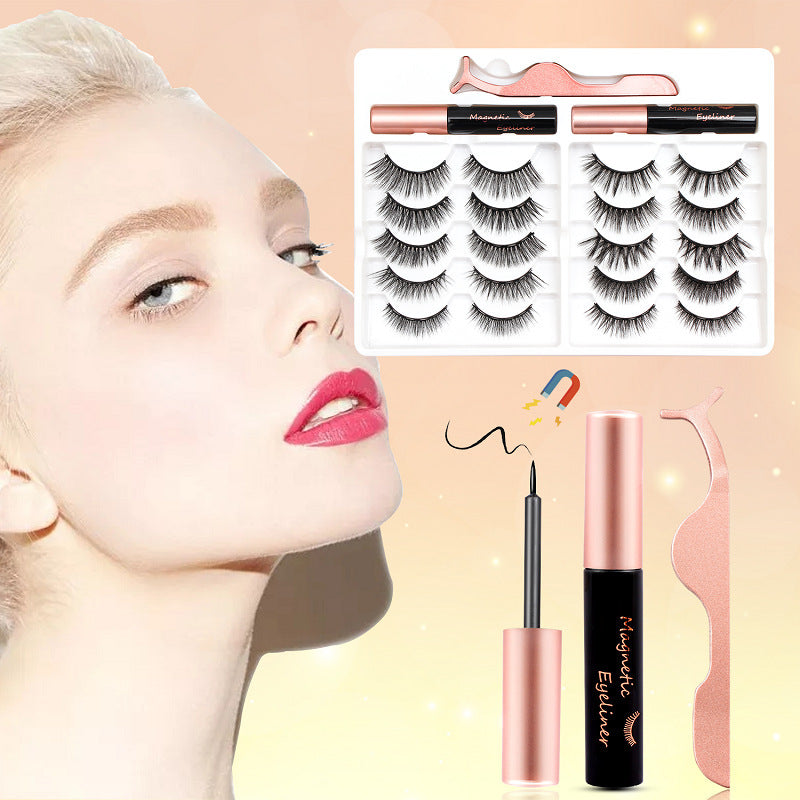 No Glue Waterproof Magnetic Lashes Eyeliner Magnetic Kit No Glue Waterproof Magnetic Lashes Eyeliner Magnetic Kit